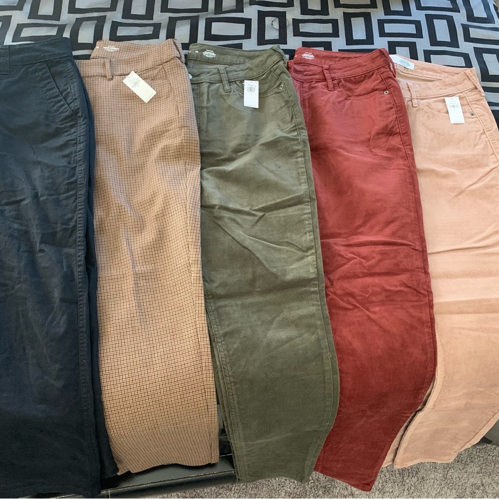 Size 10 Old Navy Pants Bundle (5 Pairs) All New